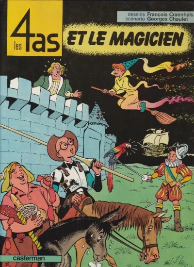 Cover of Les 4 as et le magicien