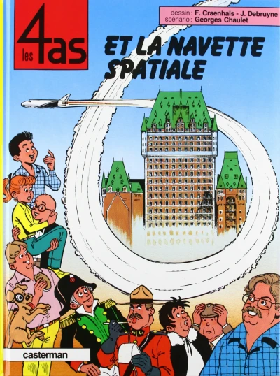 Cover of Les 4 as et la navette spatiale