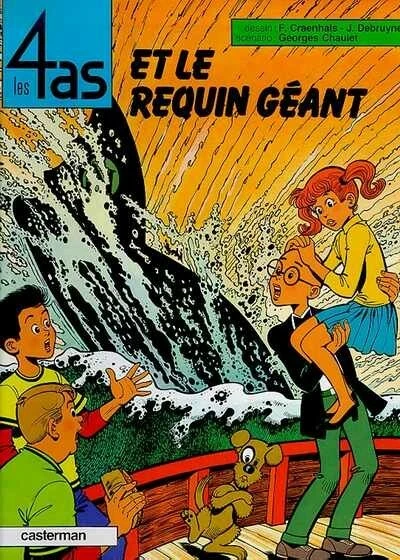 Cover of Les 4 as et le requin géant