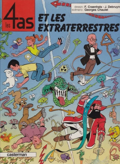 Cover of Les 4 as et les extraterrestres