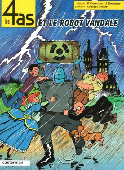 Cover of Les 4 as et le robot Vandale