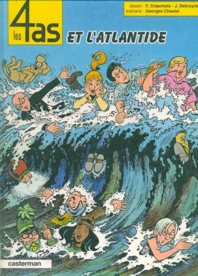 Cover of Les 4 as et l'Atlantide