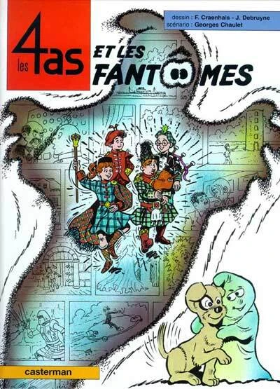 Cover of Les 4 as et les fantômes