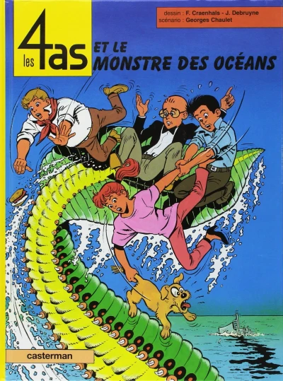 Cover of Les 4 as et le monstre des océans