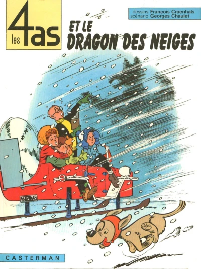 Cover of Les 4 as et le dragon des neiges