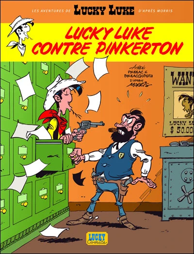 Cover of Lucky Luke contre Pinkerton