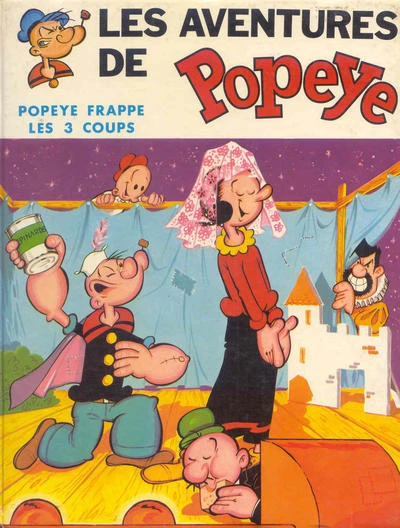 Cover of Popeye frappe les 3 coups