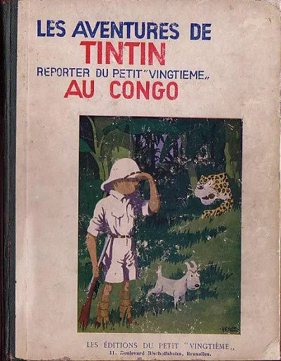 Cover of Tintin au Congo