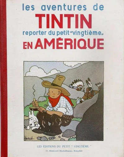 Cover of Tintin en Amérique