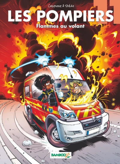 Cover of Flammes au volant