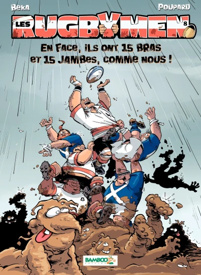 Cover of En face, ils ont 15 bras et 15 jambes, comme nous !