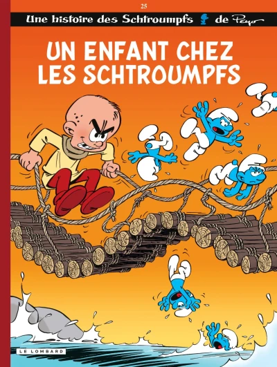 Cover of Un Enfant chez les Schtroumpfs