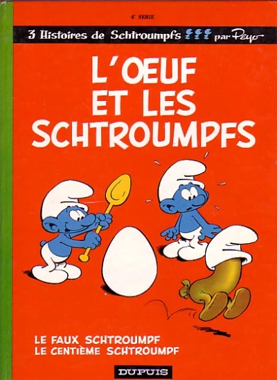 Cover of L'œuf et les Schtroumpfs