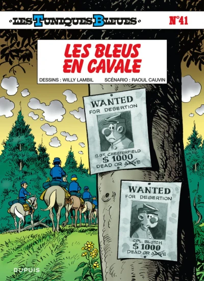 Cover of Les bleus en cavale