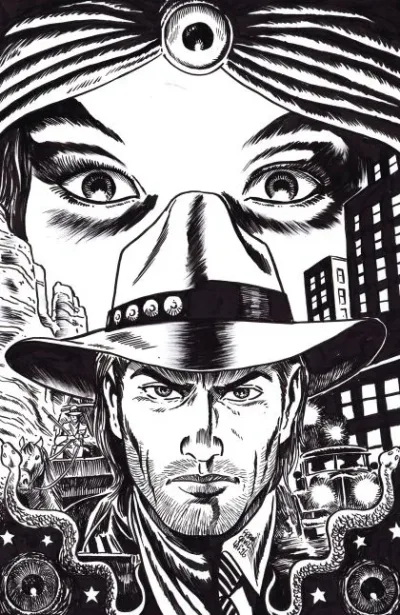 Cover of Francesco Francavilla Black & White Virgin Variant