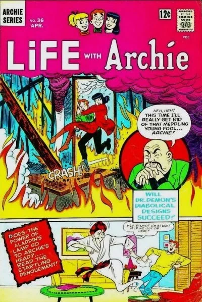 Cover of Archie Meets Dr. Demon!; The Right One!; Rub-A-Dub-Dub