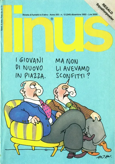 Cover of Linus 13 Almanacco 1986