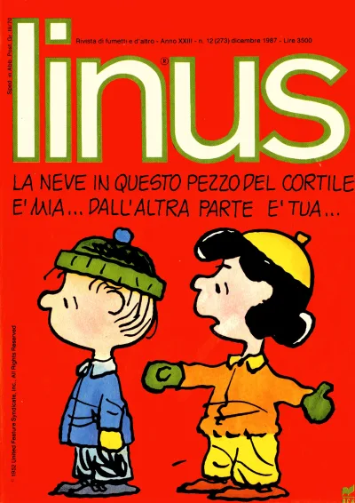 Cover of Linus 13 Almanacco 1988