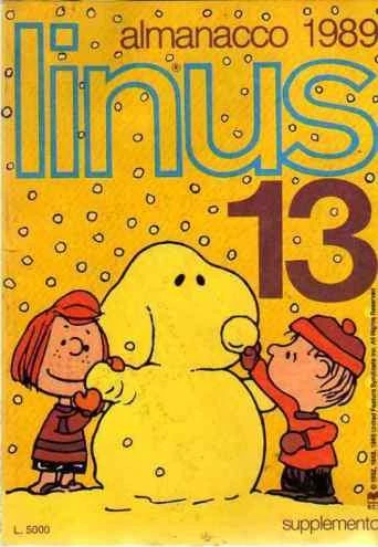 Cover of Linus 13 Almanacco 1989
