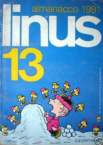 Cover of Linus 13 Almanacco 1991