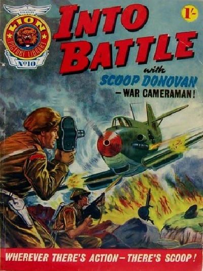 Cover of Into Battle with Scoop Donovan War Cameraman