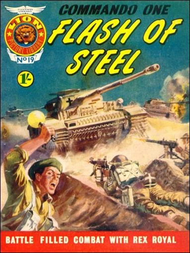 Cover of Commando One Flash of Steel