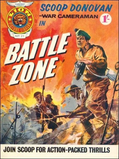 Cover of Scoop Donovan War Cameraman in Battle Zone