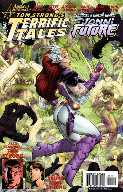 Cover of Live Culture; Moth-Women of The Myriad Moons; Young Tom Strong And The Thunderbirds of Attabar Teru;