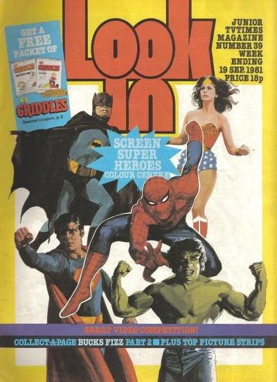 Cover of Screen Super Heroes