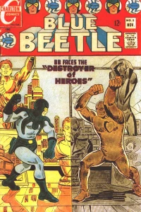 Blue Beetle Faces the 'Destroyer of Heroes; The Critic