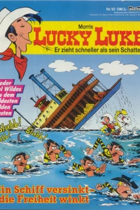 Ein Schiff versinkt - die Freiheit winkt