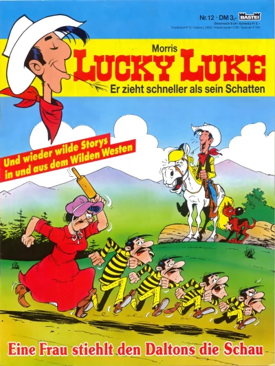 Cover of Eine Frau stiehlt den Daltons die Schau