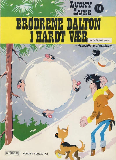 Cover of Brødrene Dalton i hardt vær