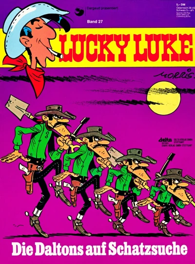 Cover of Die Daltons auf Schatzsuche