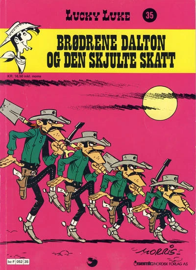 Cover of Brødrene Dalton og Den skjulte skatt