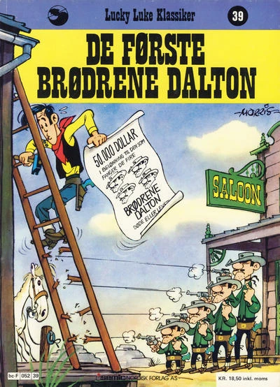 Cover of De første brødrene Dalton