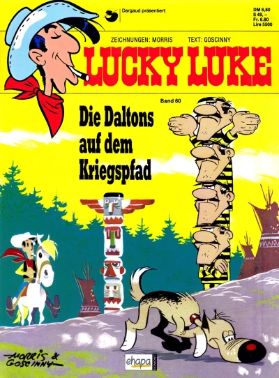 Cover of Die Daltons auf dem Kriegspfad