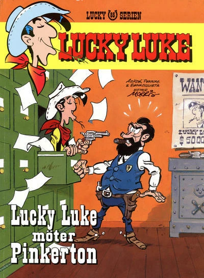 Cover of Lucky Luke möter Pinkerton