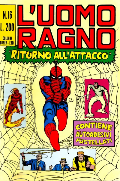 Cover of Ritorno all'attacco; L'incantesimo del fuoco e del ghiaccio
