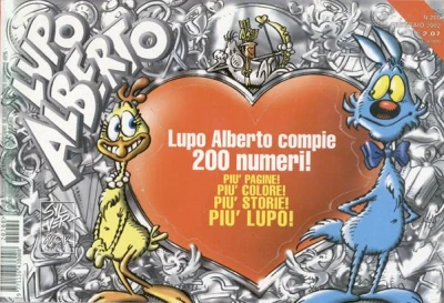Cover of Lupo Alberto Compie 200 Numeri!