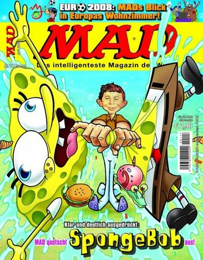 Cover of MAD quetscht Spongebob aus!