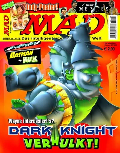 Cover of Dark Knight VerHulkt!