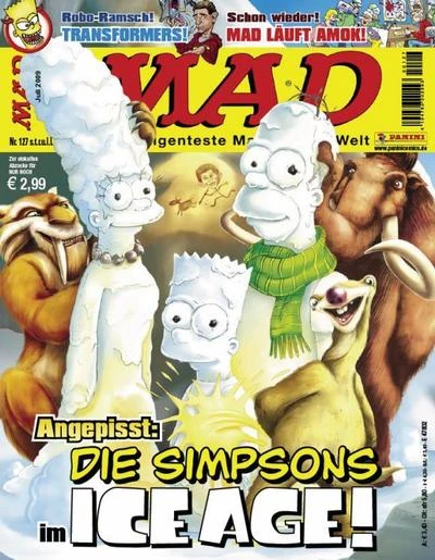 Cover of Angepisst: Die Simpsons im Ice Age!