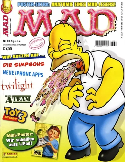 Cover of Wir Kotzen auf die Simpsons