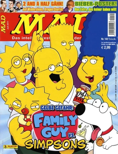 Cover of Family Guy vs Simpsons