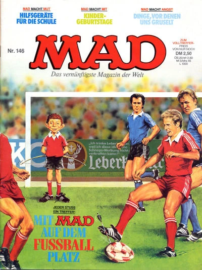 Cover of Mit Mad auf dem Fussballplatz