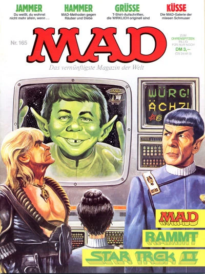 Cover of Mad rammt Star Trek II