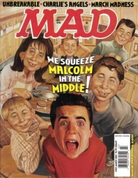 Cover of We Squeeze Malcolm in the Middle!