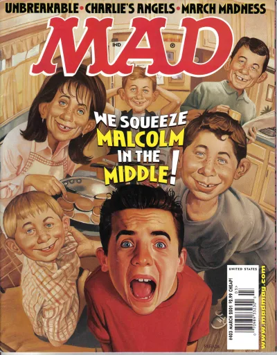 Cover of We Squeeze Malcolm in the Middle!