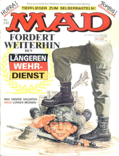 Cover of Mad fordert weiterhin den längeren Wehrdienst